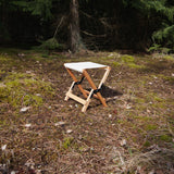 Foldbar stol med bord